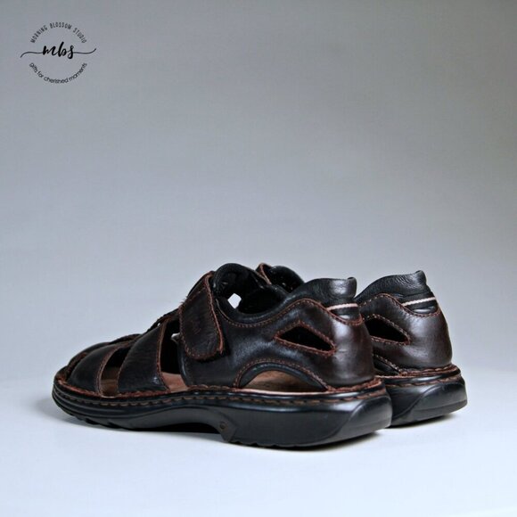 Josef Seibel Jeremy‎ Moro Fisherman Sandals Brown Men EU 44, US 10.5 main image 4